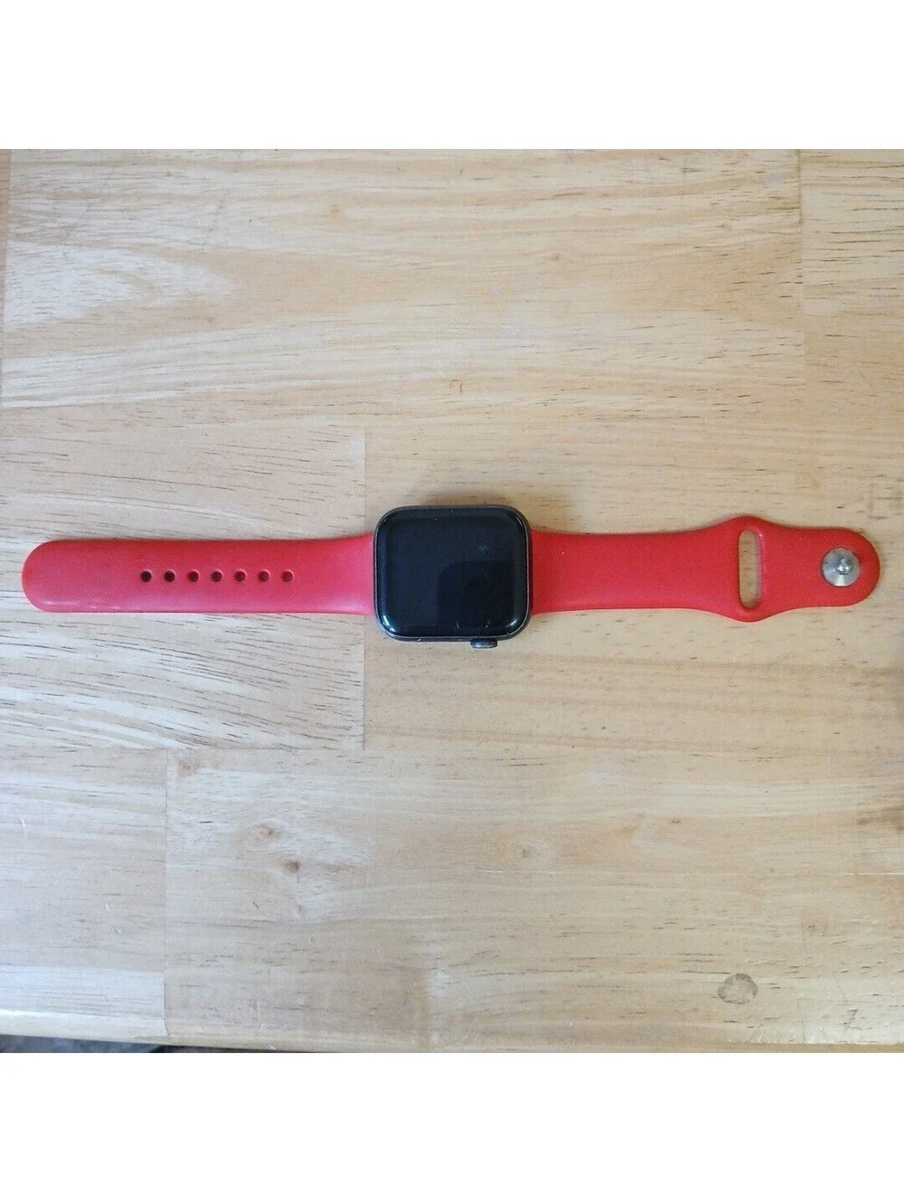Apple Watch SE 2nd Gen 44mm GPS + Cellular Aluminum Case Red Band